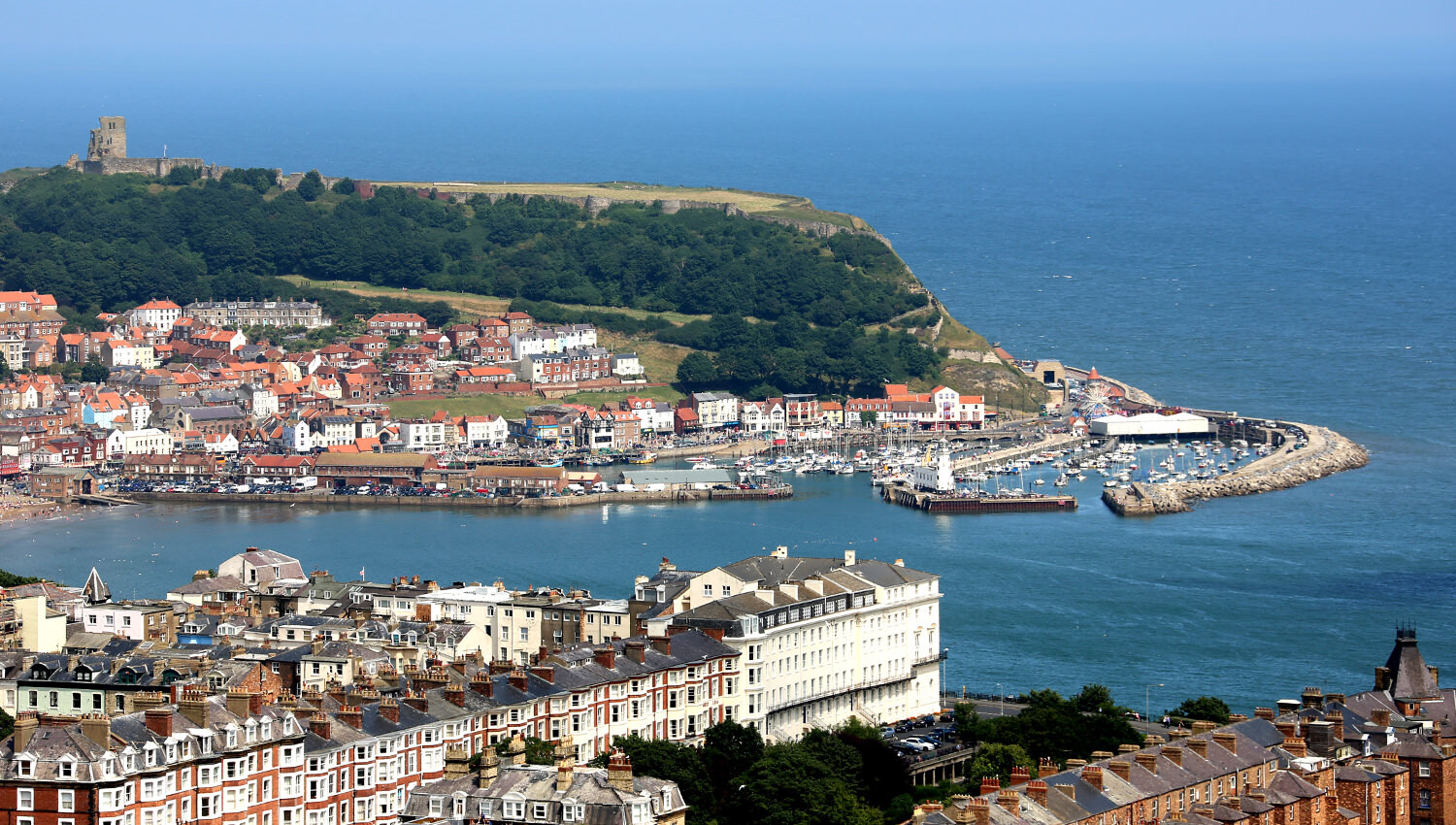 Stunning Scarborough - View from Olivers Mount, across the South Bay